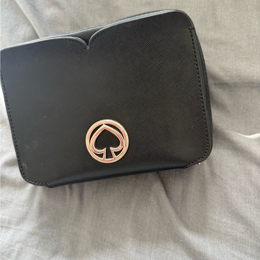 Kate Spade Black Leather Clutch